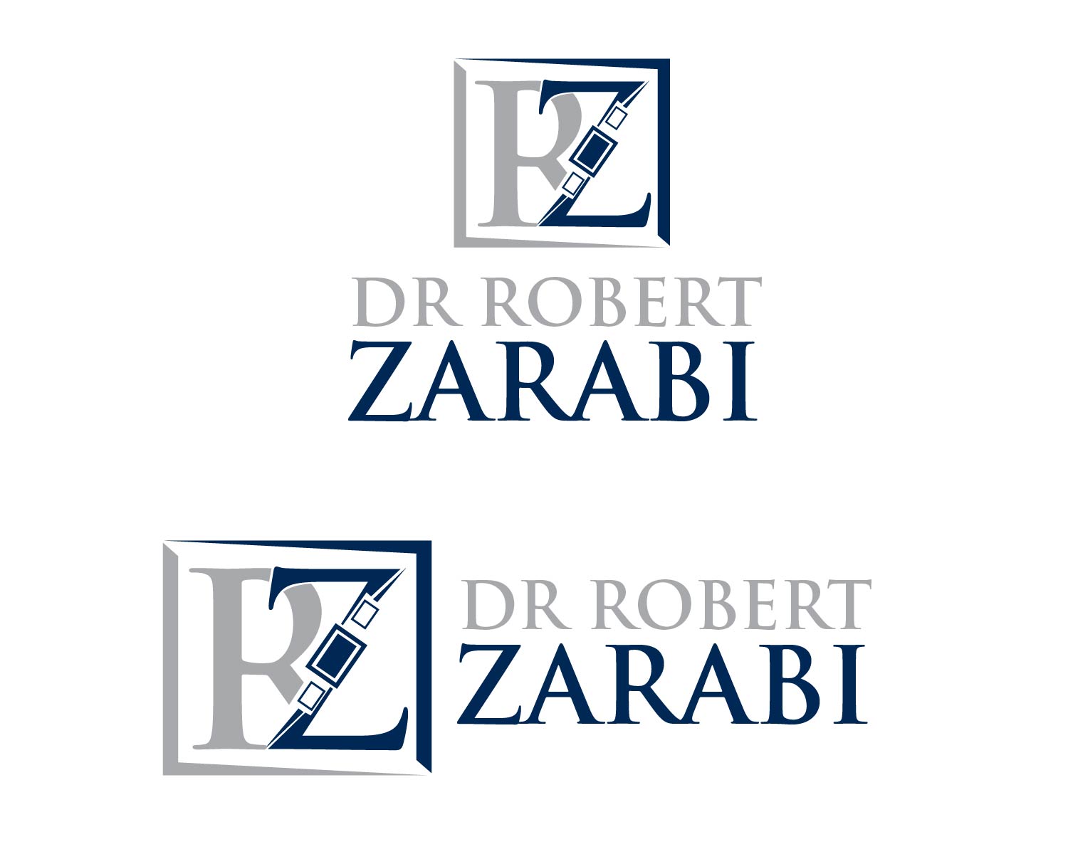 Logo Design entry 1474362 submitted by mznung to the Logo Design for ROBERT ZARABI DDS  OR DR ROBERT ZARABI run by RZARABI