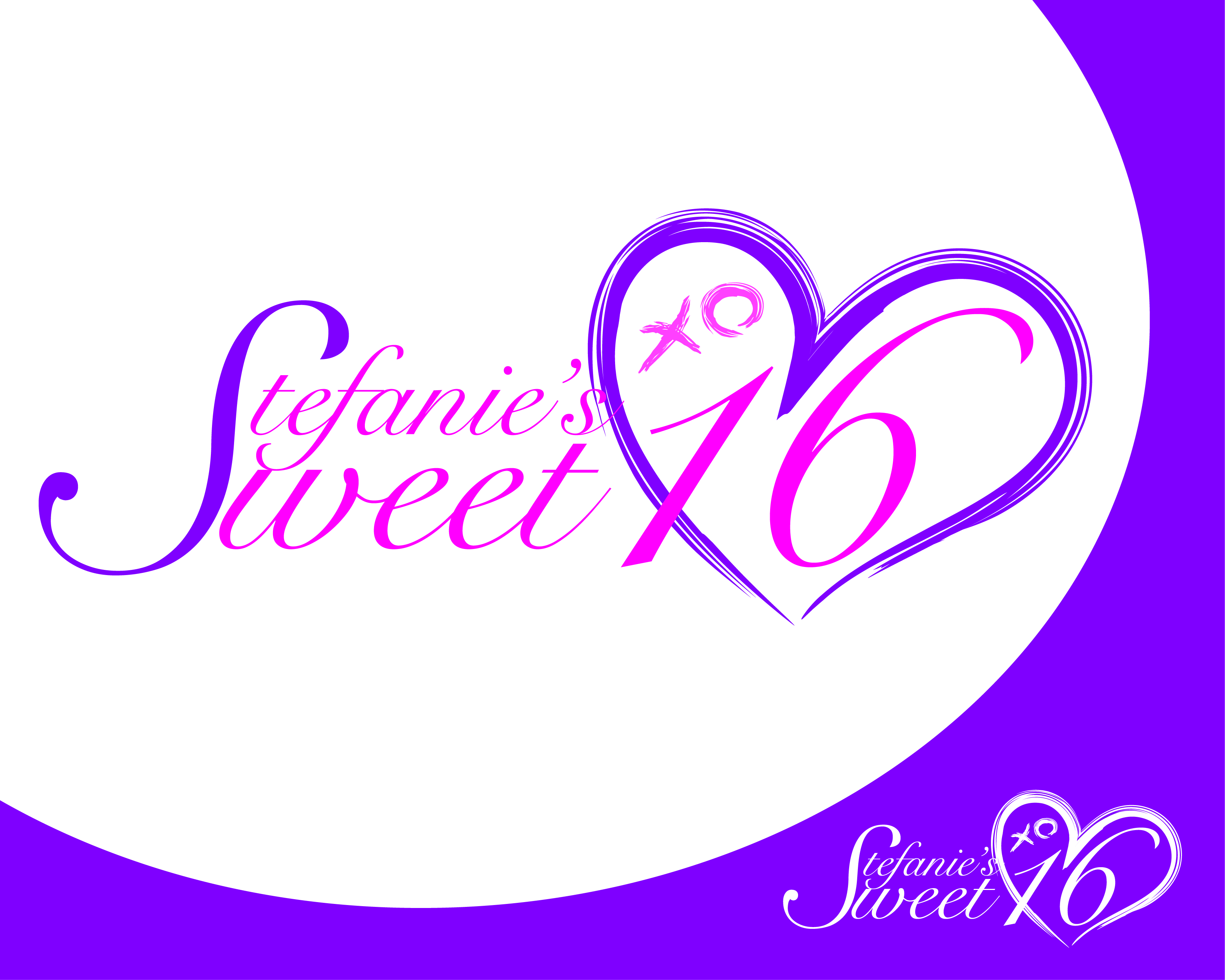 Graphic Design Entry 1478127 submitted by offerwerks to the contest for Stefanie’s Sweet 16 run by jenksimone