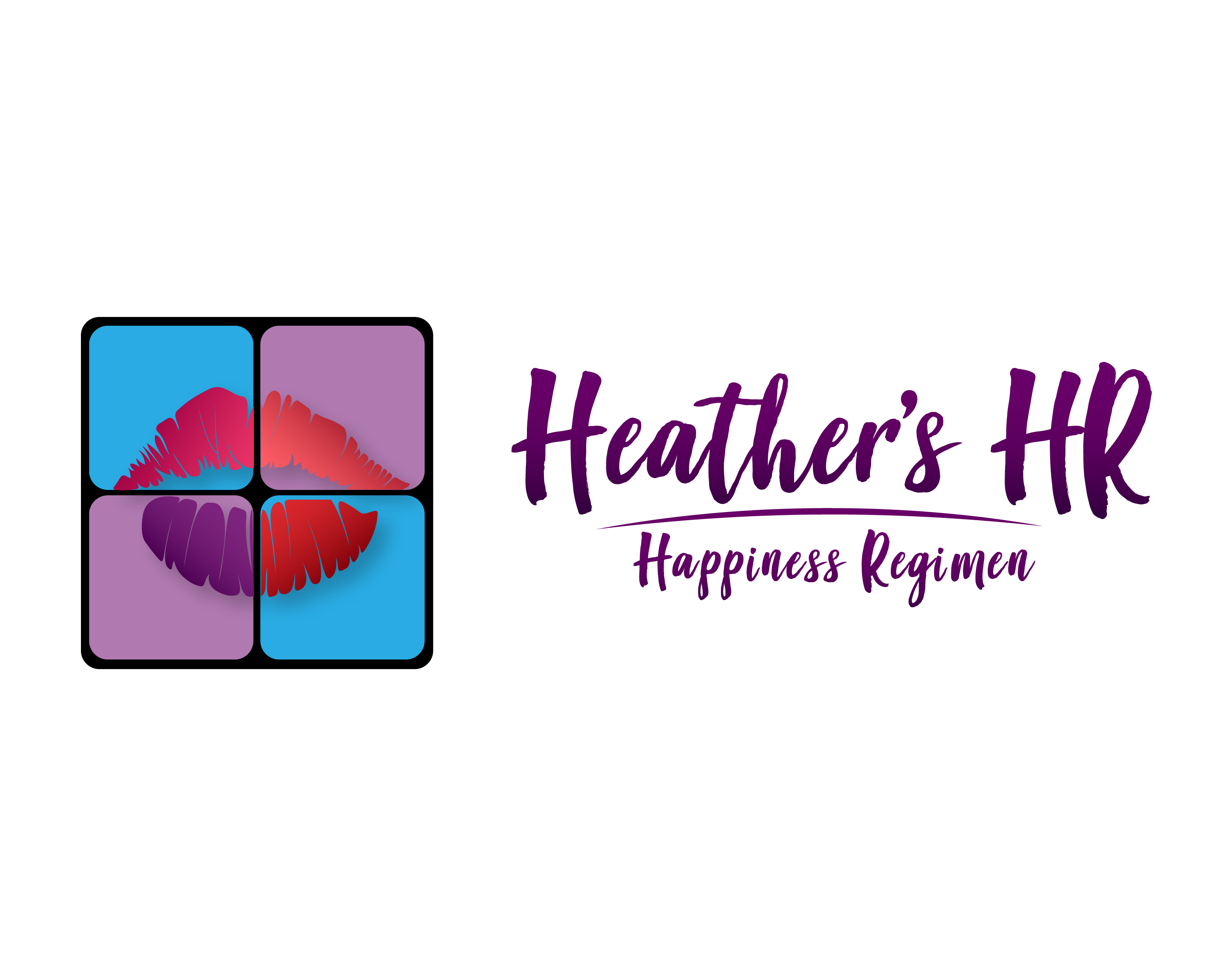 Logo Design entry 1488942 submitted by Benovic to the Logo Design for Heather's HR - Happiness Regimen run by lhalkire