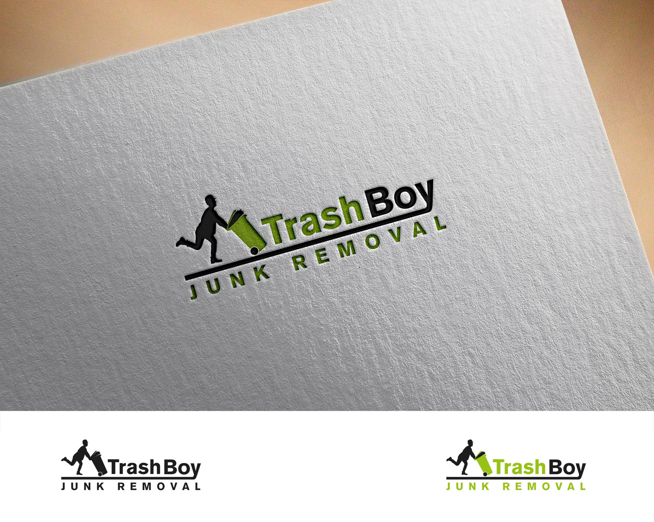 Logo Design Entry 1491578 submitted by Prabhu86 to the contest for Trash Boy run by Baker207