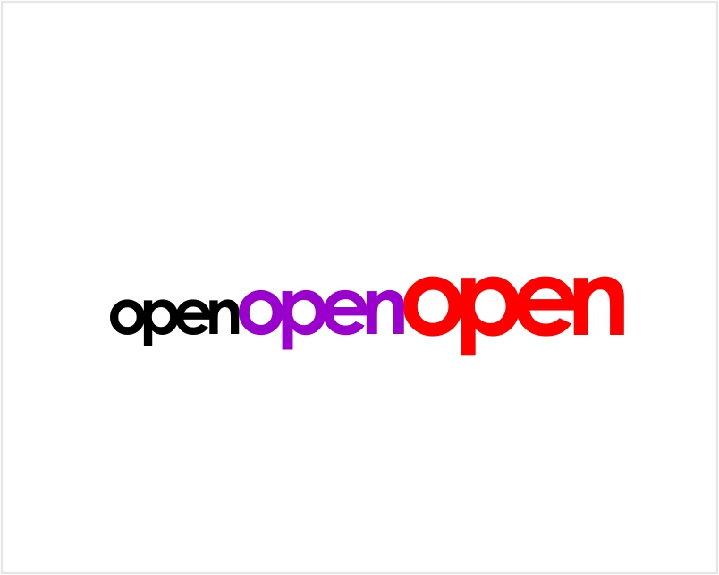 Logo Design Entry 1503556 submitted by tom robinson to the contest for OPEN OPEN OPEN run by open.times.three
