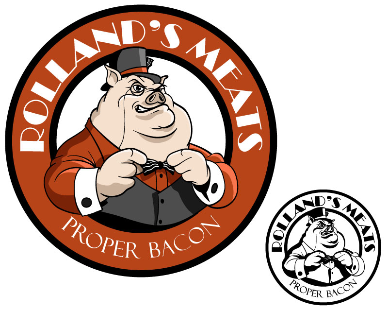 Logo Design Entry 1503587 submitted by jinko to the contest for www.rollandsmeats.com run by srolland@gmail.com