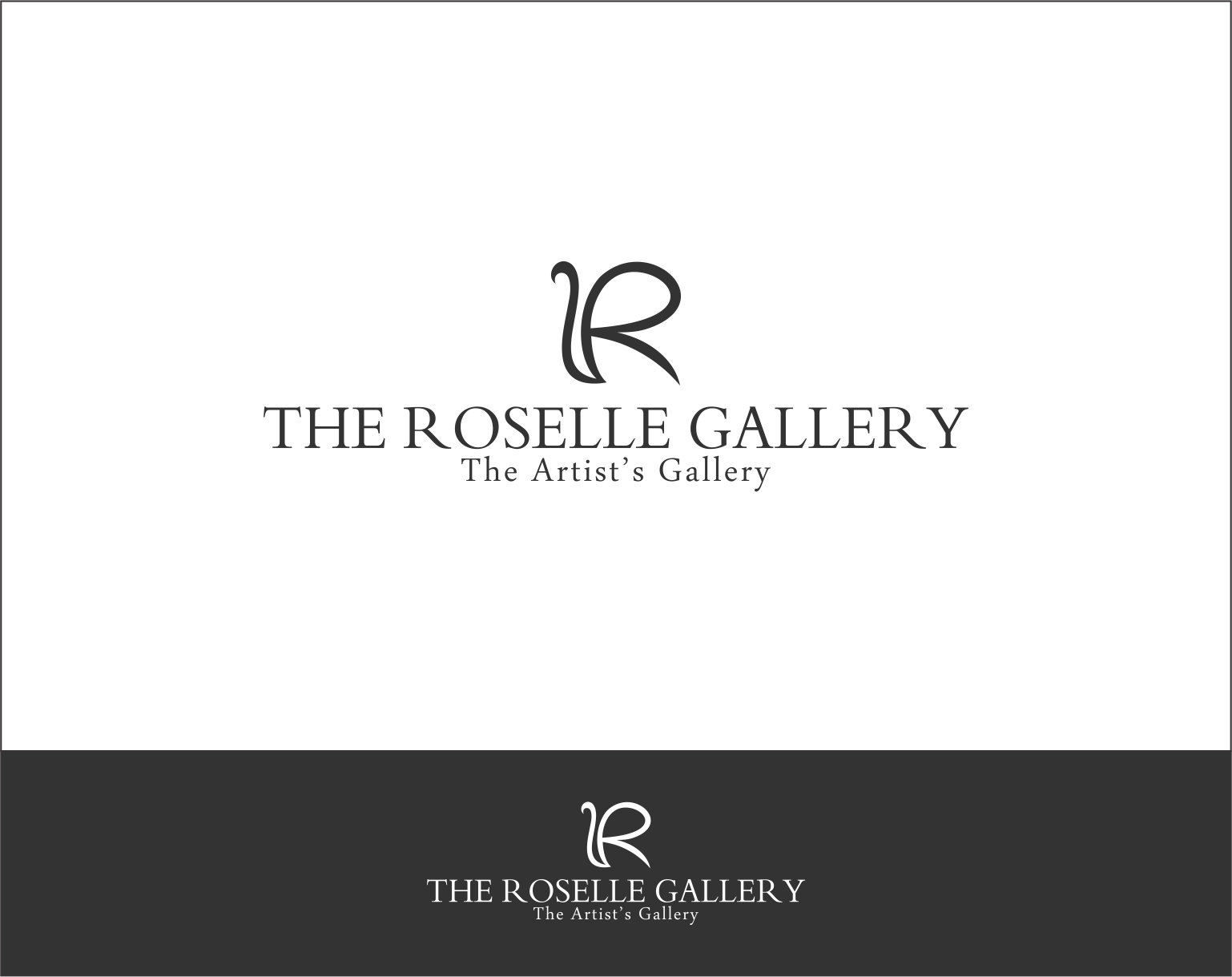 Logo Design Entry 1506442 submitted by danni22 to the contest for The Roselle Gallery run by wareagle593@gmail.com