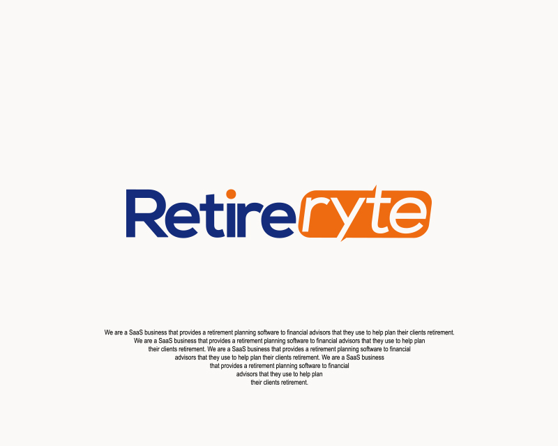 Logo Design Entry 1506843 submitted by blacklotus to the contest for Retireryte run by swinters100