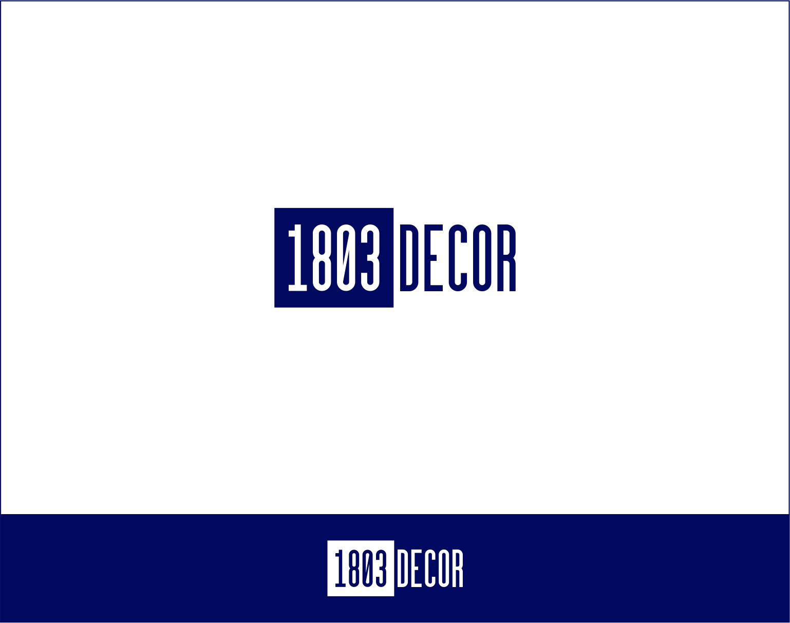 Logo Design Entry 1514247 submitted by danni22 to the contest for 1803 Decor run by KDESMAL