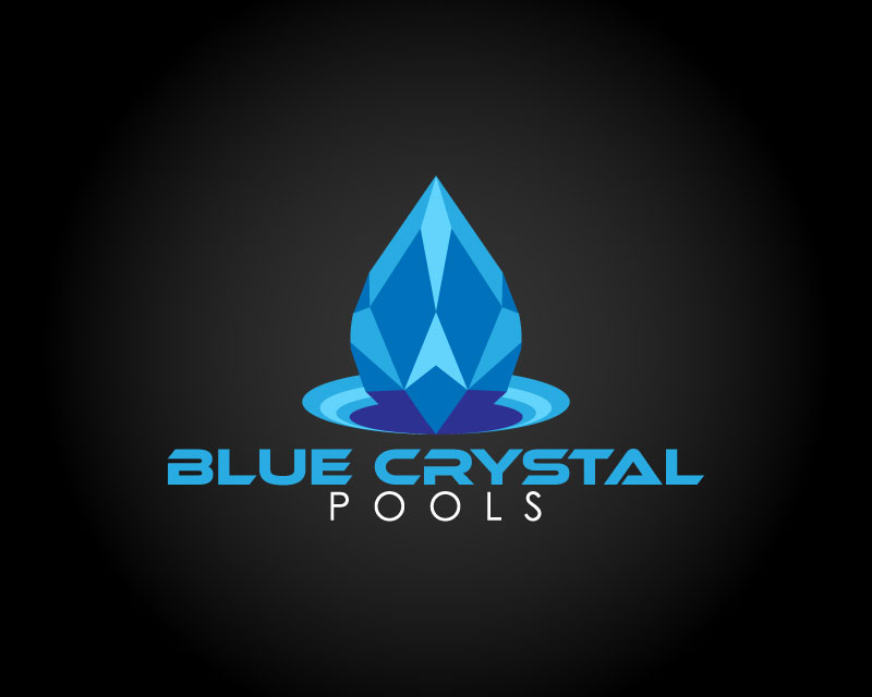 Logo Design entry 1517432 submitted by jinko to the Logo Design for Blue Crystal Pools run by umbrellus