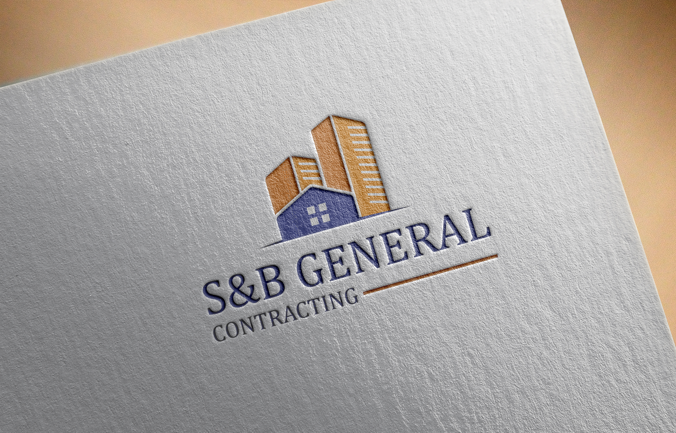 Logo Design entry 1528697 submitted by Benovic to the Logo Design for S&B General Contracting run by SBGC