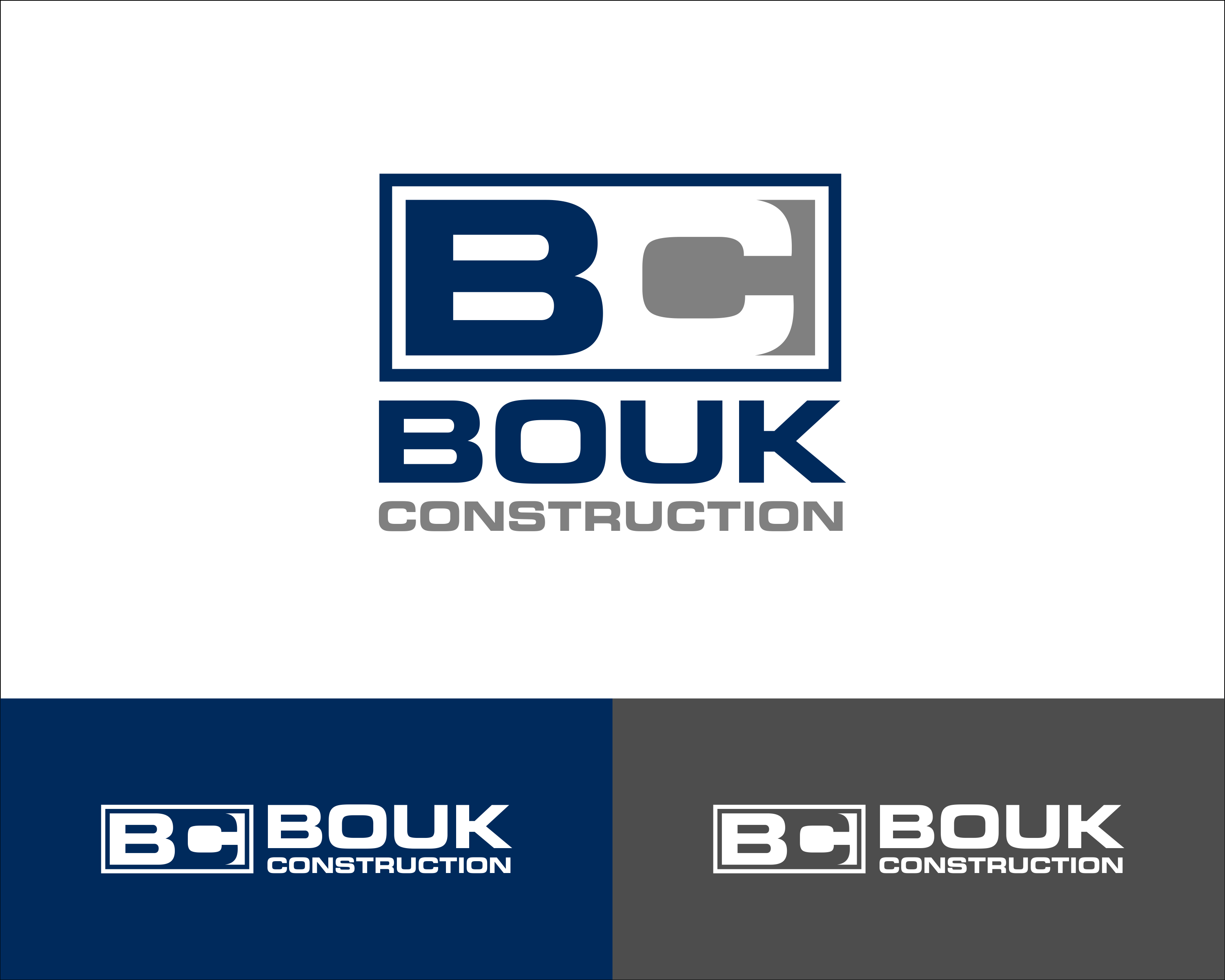 Logo Design entry 1532696 submitted by Super to the Logo Design for Bouk Construction run by thomasbouk