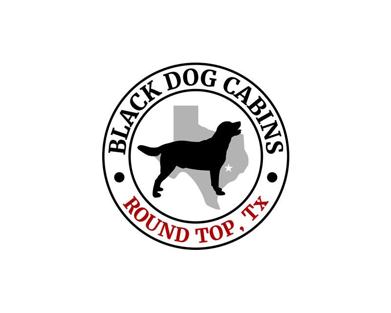 Logo Design entry 1536162 submitted by ChampenG to the Logo Design for Black Dog Cabins, Round Top, Tx run by Dawn Gervais