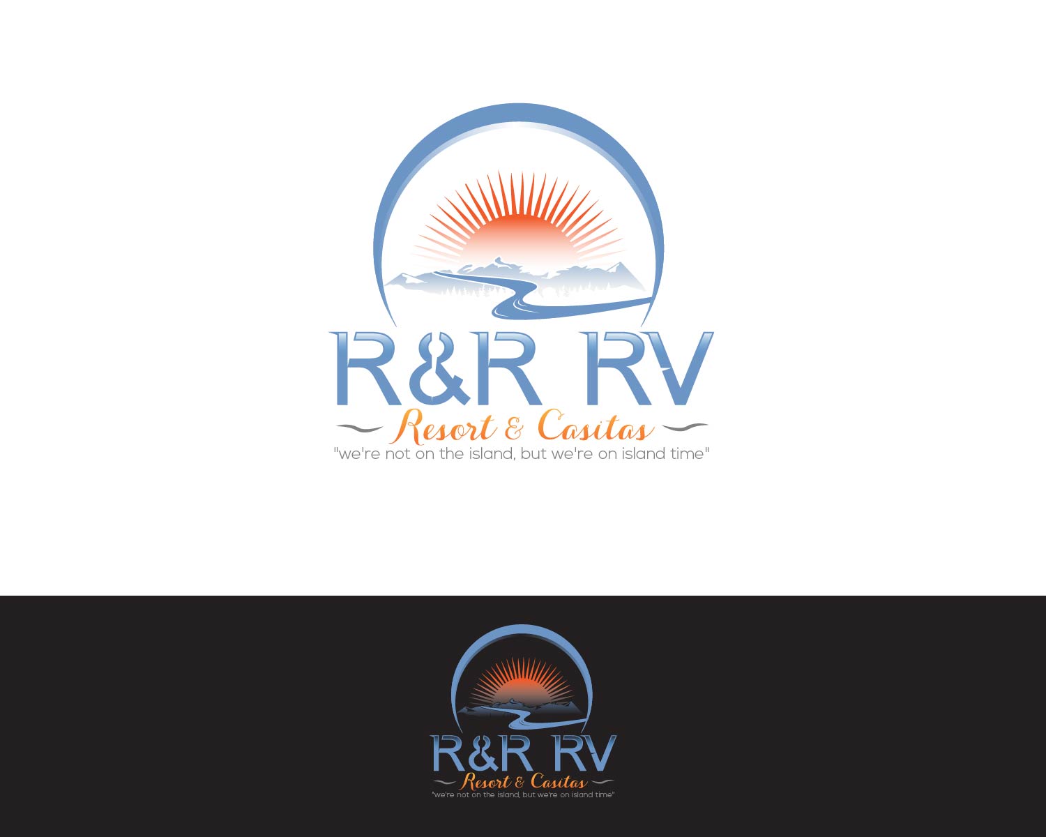Logo Design entry 1535458 submitted by Benovic to the Logo Design for R&R RV Resort & Casitas run by russellpagel
