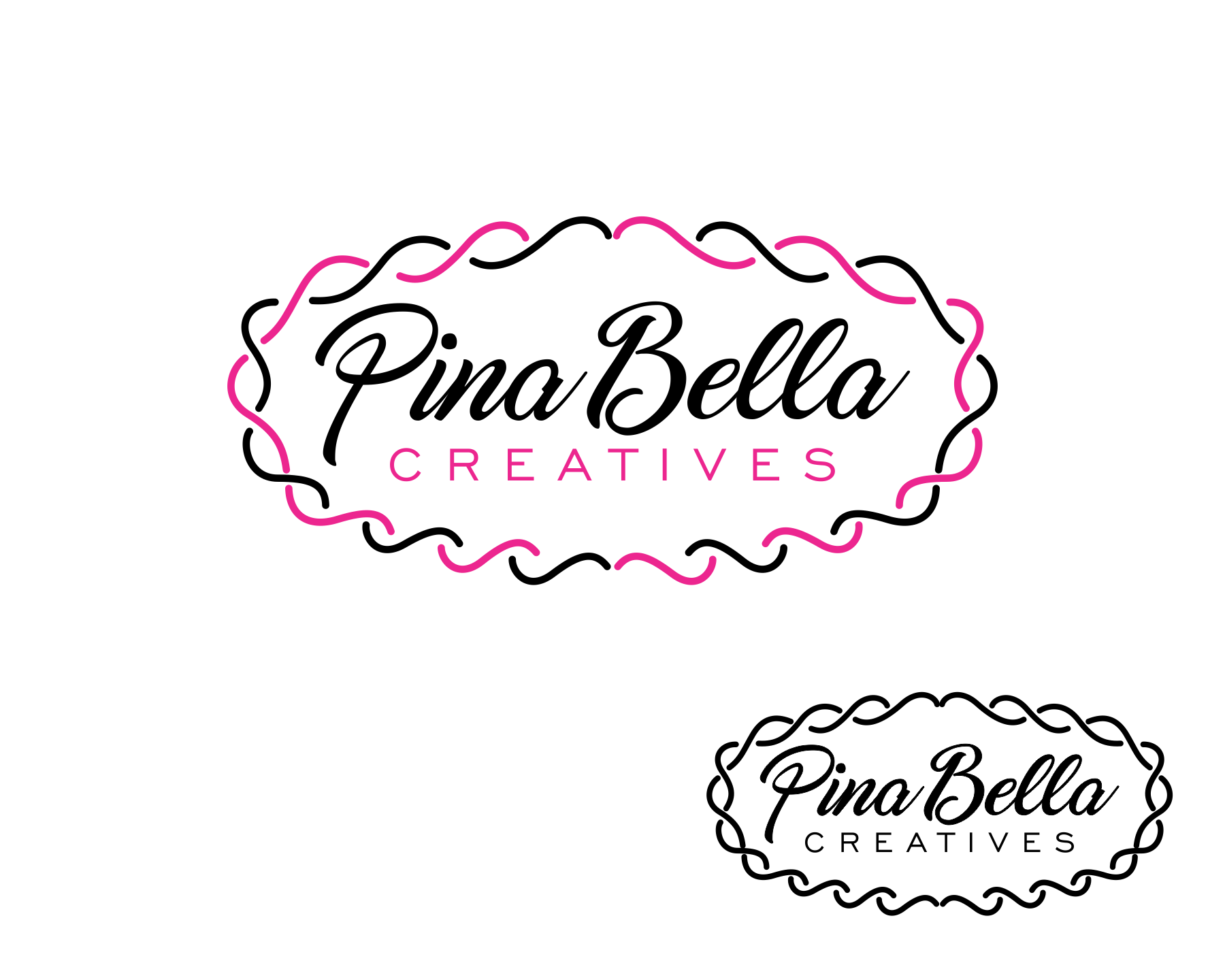 Logo Design Entry 1539947 submitted by shabrinart2 to the contest for PinaBella Creatives  run by Pinabella