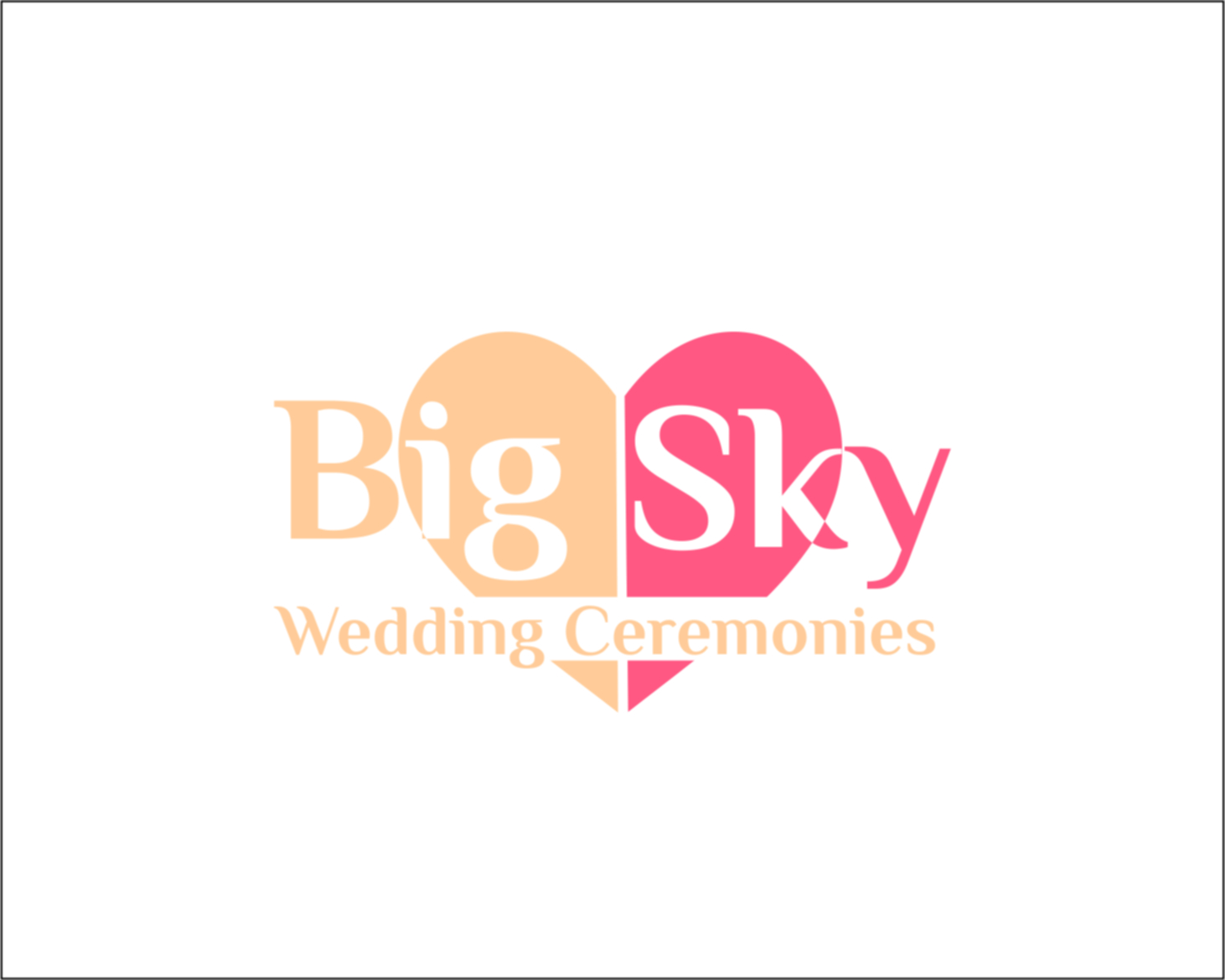 Logo Design entry 1546905 submitted by Benovic to the Logo Design for Big Sky Wedding Ceremonies run by beth@bigskyweddingceremonies.com