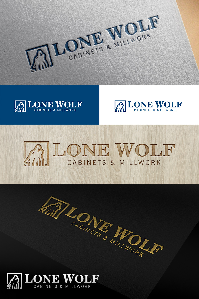 Logo Design entry 1547586 submitted by dewi to the Logo Design for Lone Wolf Cabinets & Millwork run by RichardKlann