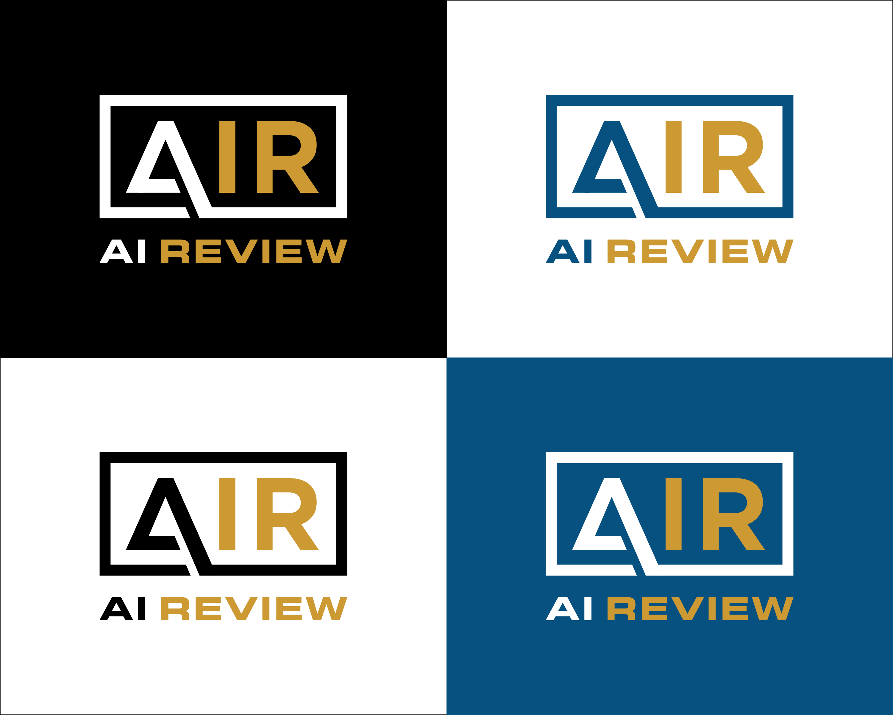 Logo Design Entry 1558136 submitted by Destination to the contest for AI Review run by kmuch