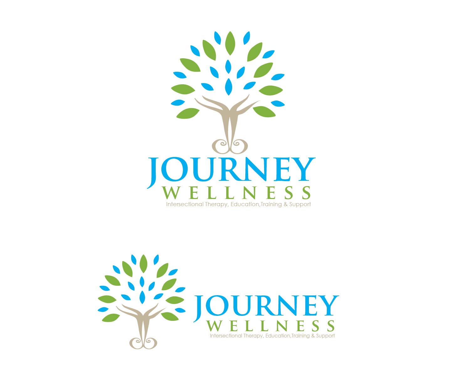 Logo Design entry 1562272 submitted by Benovic to the Logo Design for Journey Wellness run by JourneyWCG