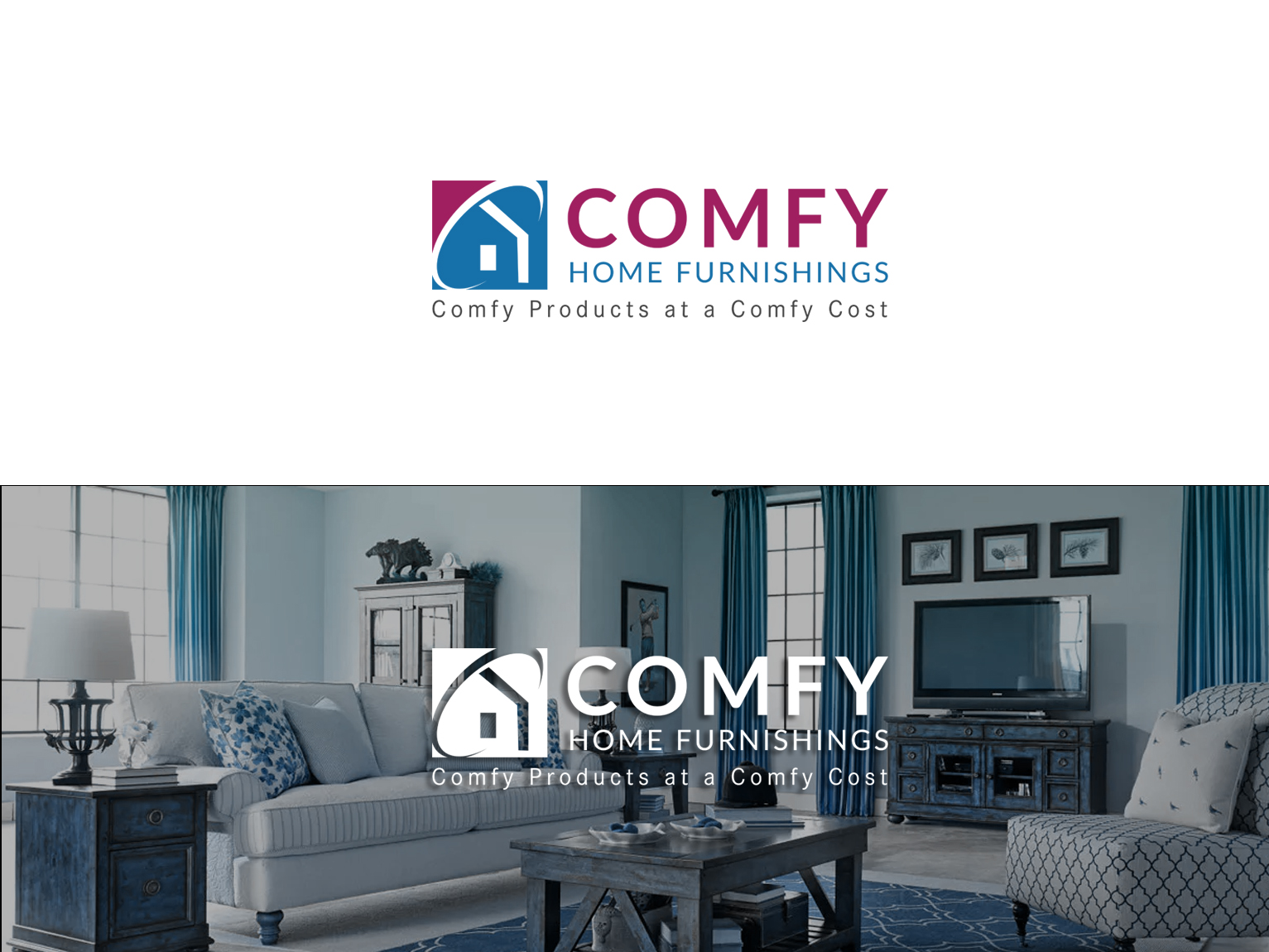 Logo Design entry 1574984 submitted by Sanadesigns to the Logo Design for Comfy Home Furnishings run by Moe_Awad