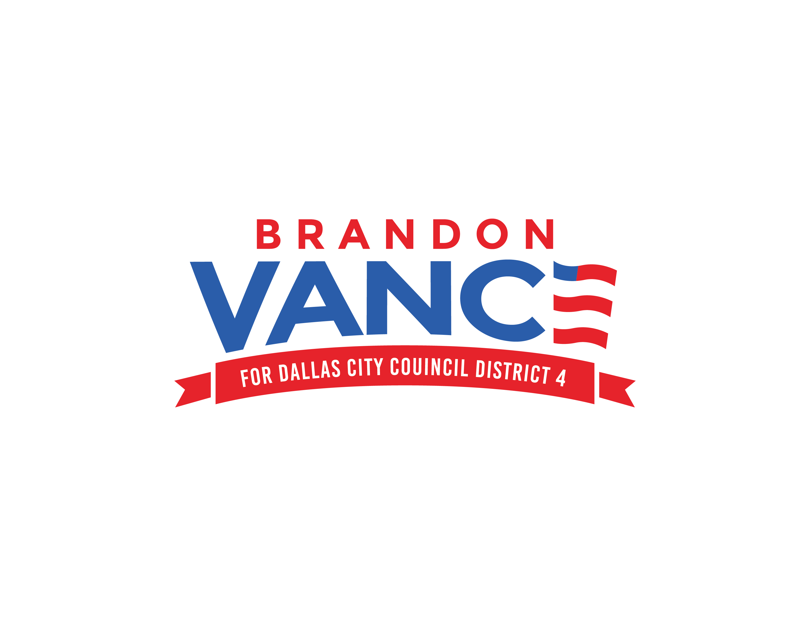 Logo Design Entry 1582973 submitted by erongs16 to the contest for Brandon Vance for Dallas City Council District 4 run by bvancefordallas