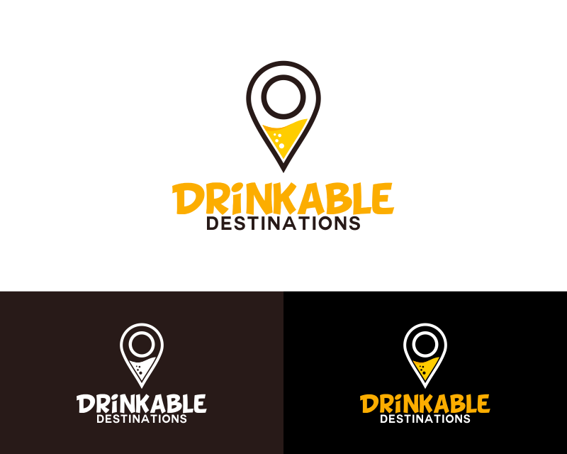 Logo Design Entry 1584232 submitted by vanzconcept to the contest for Drinkable Destinations run by rcklinge