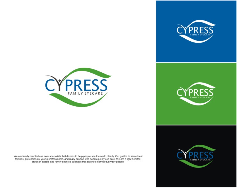 Logo Design Entry 1597304 submitted by eyangkakung to the contest for Cypress Family Eyecare run by elisemock17