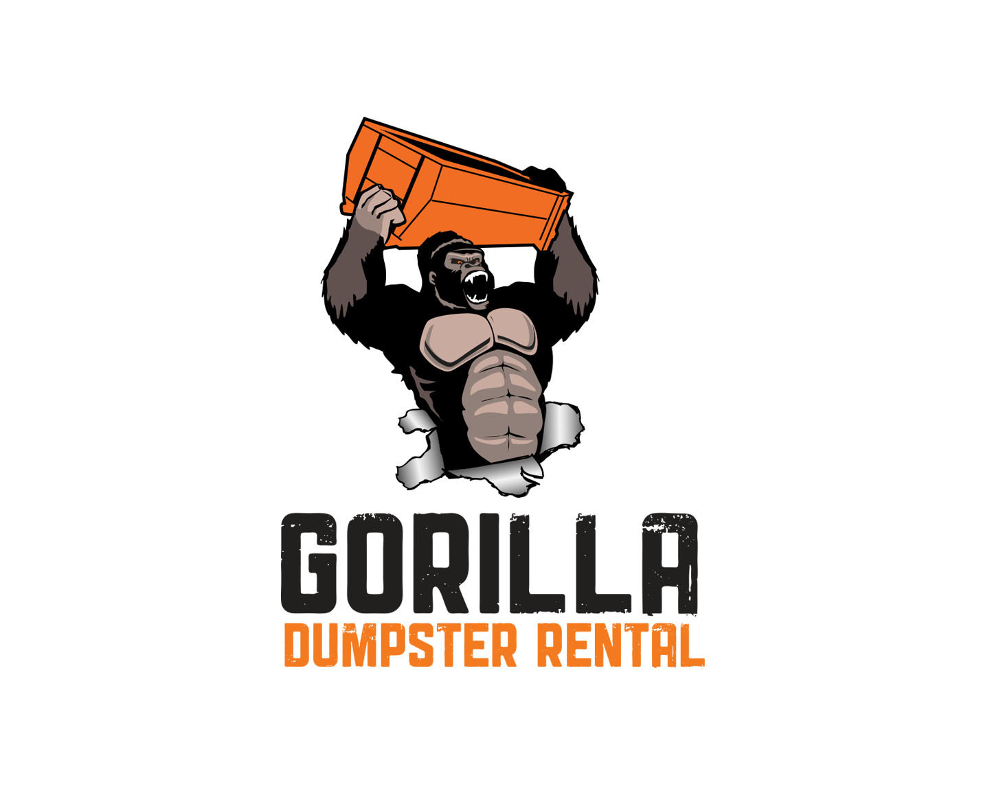 Logo Design entry 1600400 submitted by quimcey to the Logo Design for Gorilla Dumpster Rental  run by nswartwout