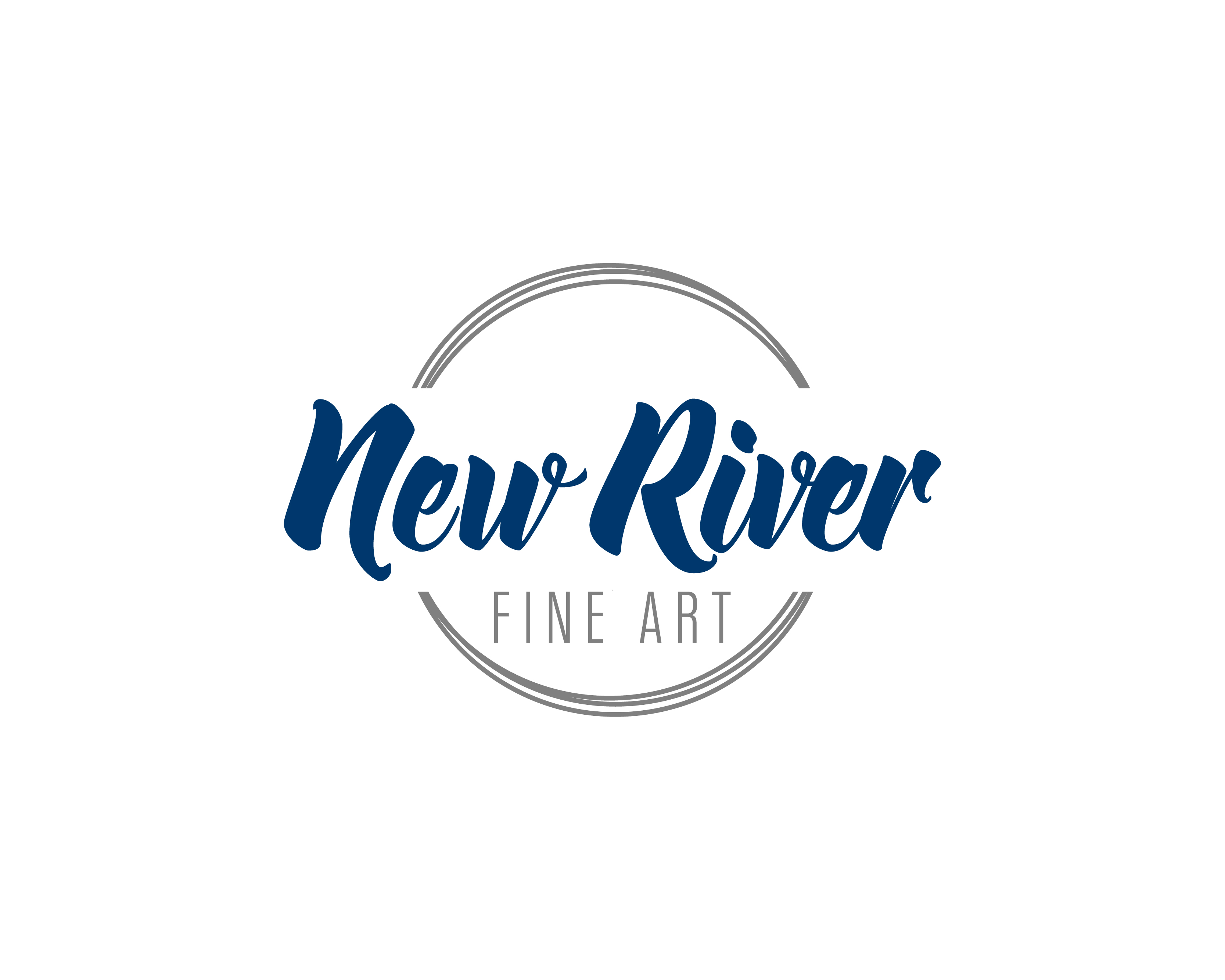 Logo Design entry 1603966 submitted by dahmane to the Logo Design for New River Fine Art run by marlinburgess