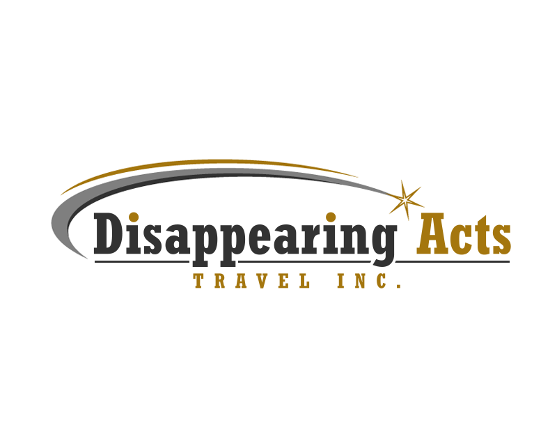 Logo Design Entry 1610573 submitted by Addison09 to the contest for DISAPPEARING ACTS TRAVEL INC. run by Ms. P