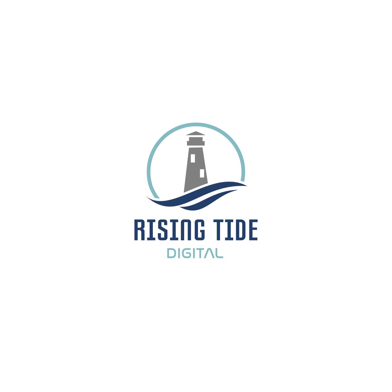 Logo Design entry 1613841 submitted by WoAdek to the Logo Design for Rising Tide Digital run by dshillingford01