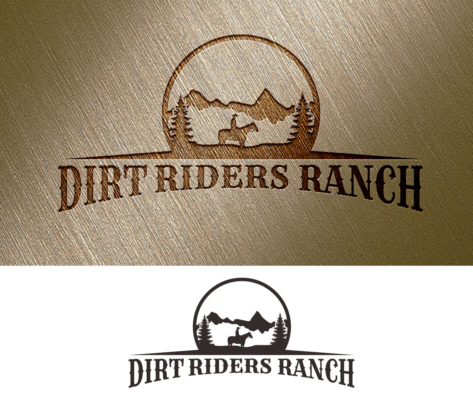 Logo Design Entry 1622105 submitted by wongsanus to the contest for Dirt Riders Ranch run by mesqelia