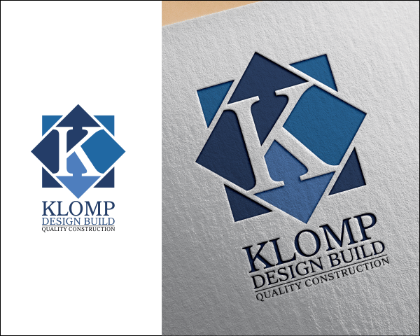 Logo Design Entry 1617222 submitted by Destination to the contest for Klomp Design Build run by klomphomes