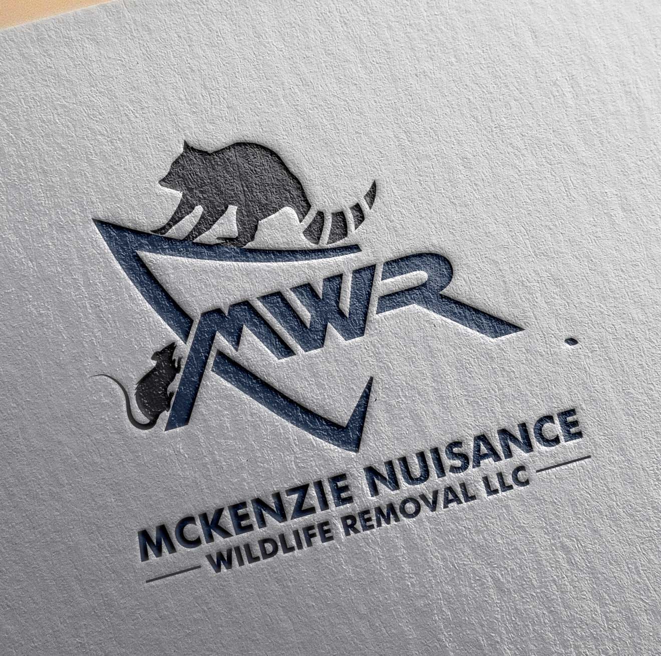 Logo Design Entry 1626571 submitted by morearts to the contest for McKenzie Nuisance Wildlife Removal LLC run by loganmckenzie