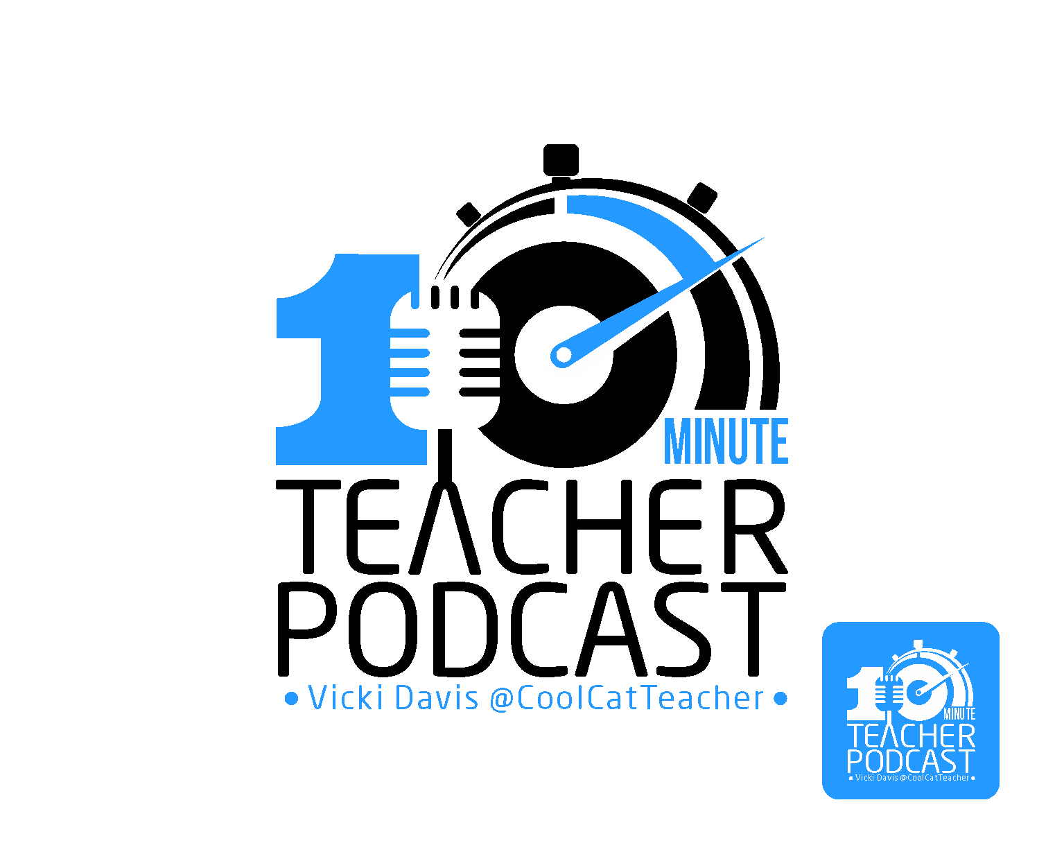Logo Design entry 1632941 submitted by shabrinart2 to the Logo Design for 10-Minute Teacher Podcast run by coolcatteacher