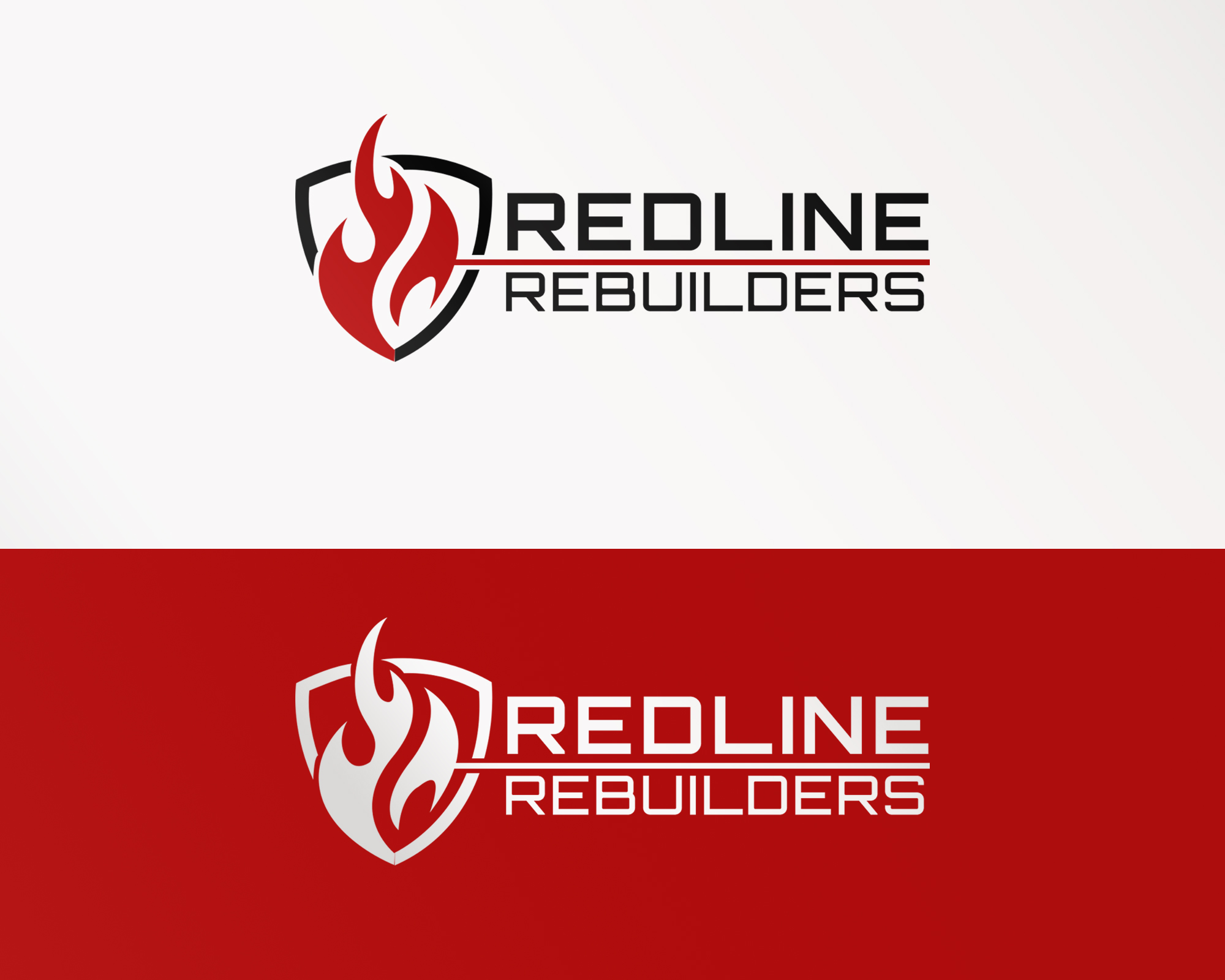 Logo Design entry 1633041 submitted by Edge Creative to the Logo Design for Redline ReBuilders run by realpropertymasters@gmail.com