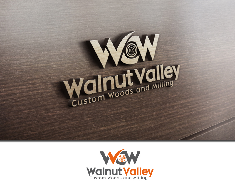 Logo Design entry 1635313 submitted by riffa14 to the Logo Design for Walnut Valley Custom Milling and Woods run by jkwoods