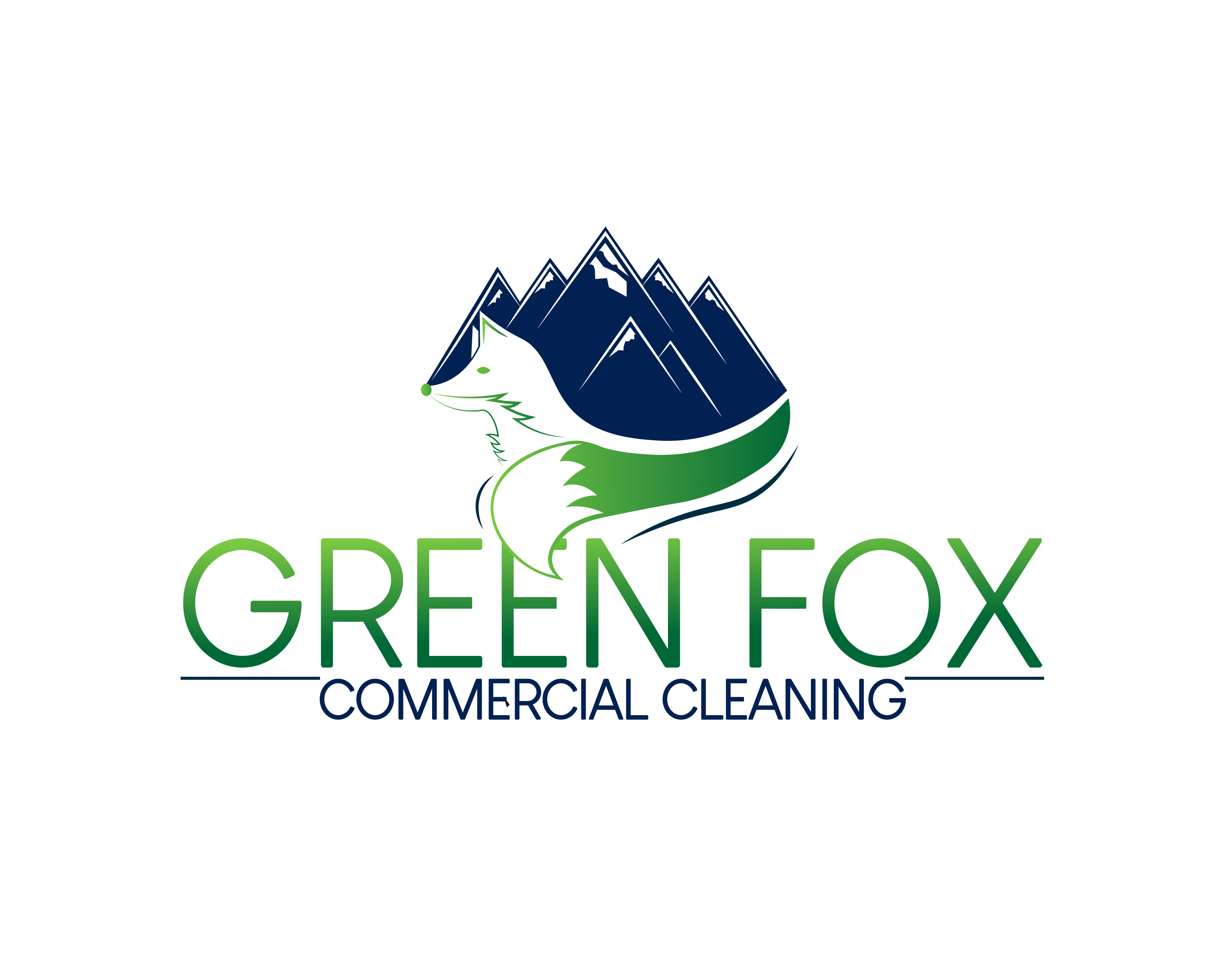 Logo Design Entry 1635344 submitted by Benovic to the contest for Green Fox Commercial Cleaning run by adamfox81582