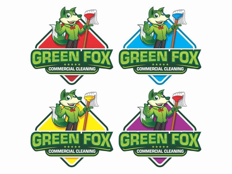 Logo Design entry 1635381 submitted by ArtDevil to the Logo Design for Green Fox Commercial Cleaning run by adamfox81582