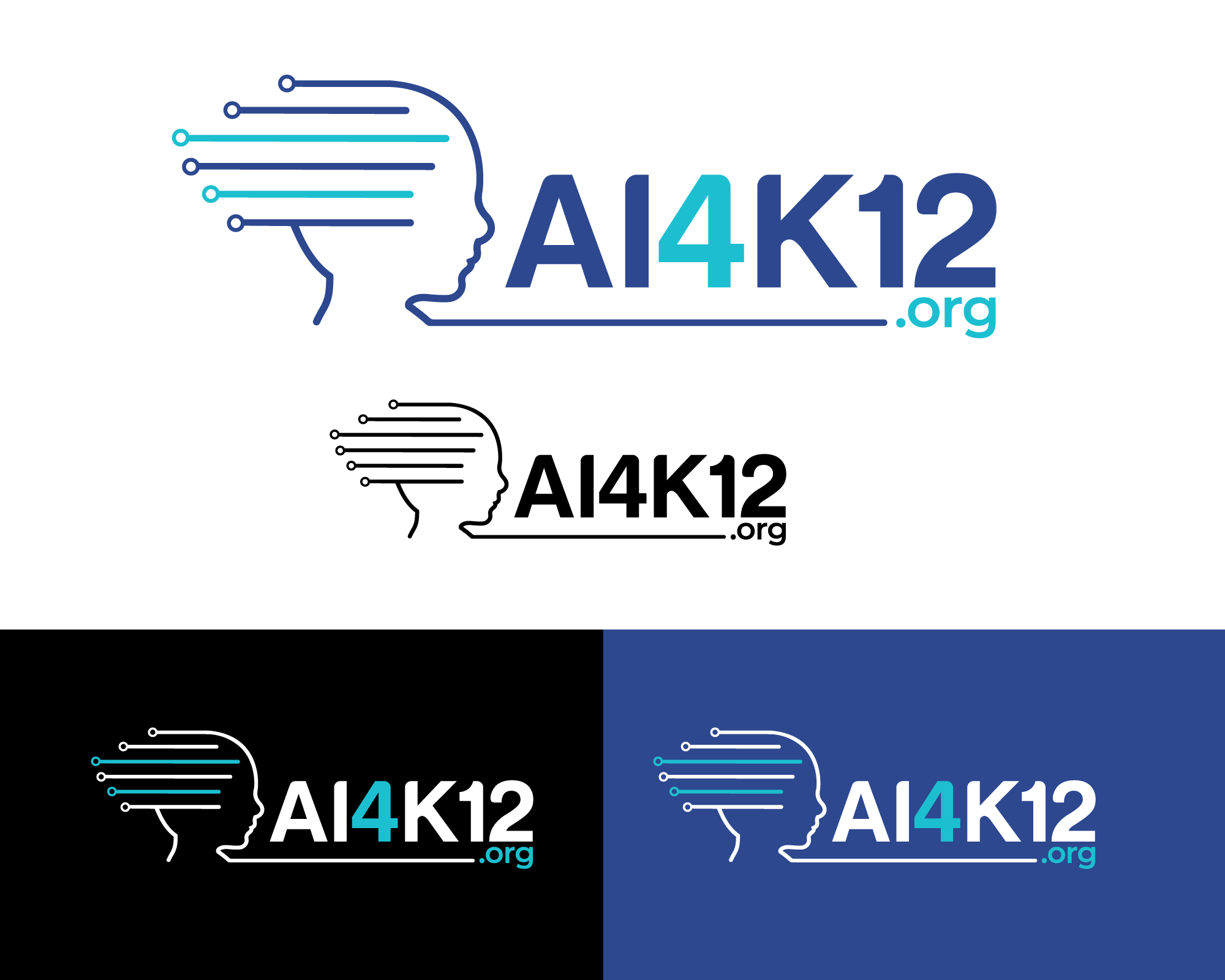Logo Design entry 1640816 submitted by dsdezign to the Logo Design for AI4K12 or AI4K12.org run by gmccune