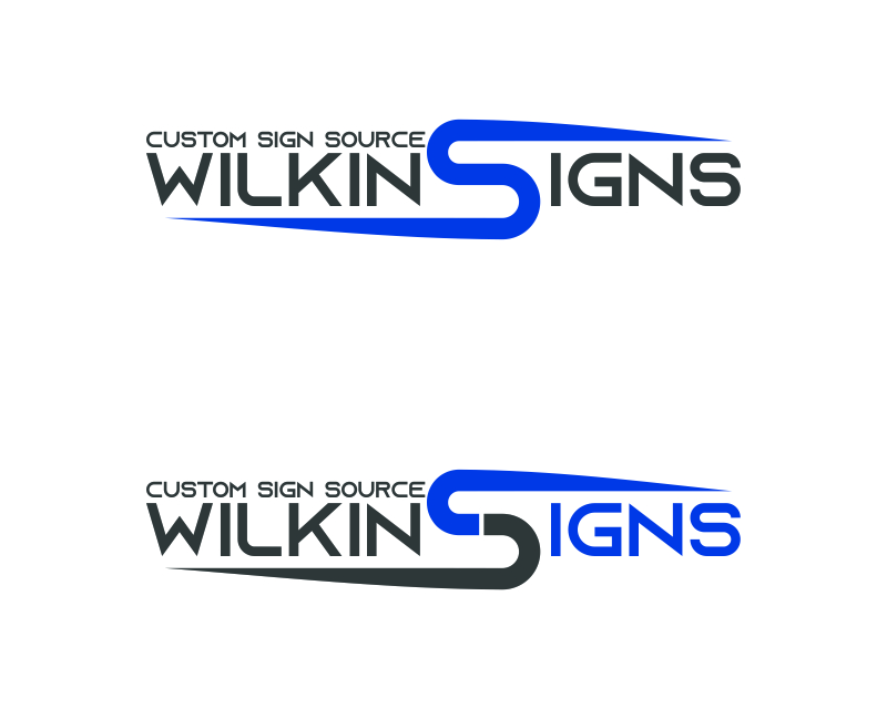 Logo Design entry 1656571 submitted by Makixmaki to the Logo Design for WilkinSigns run by Wilky