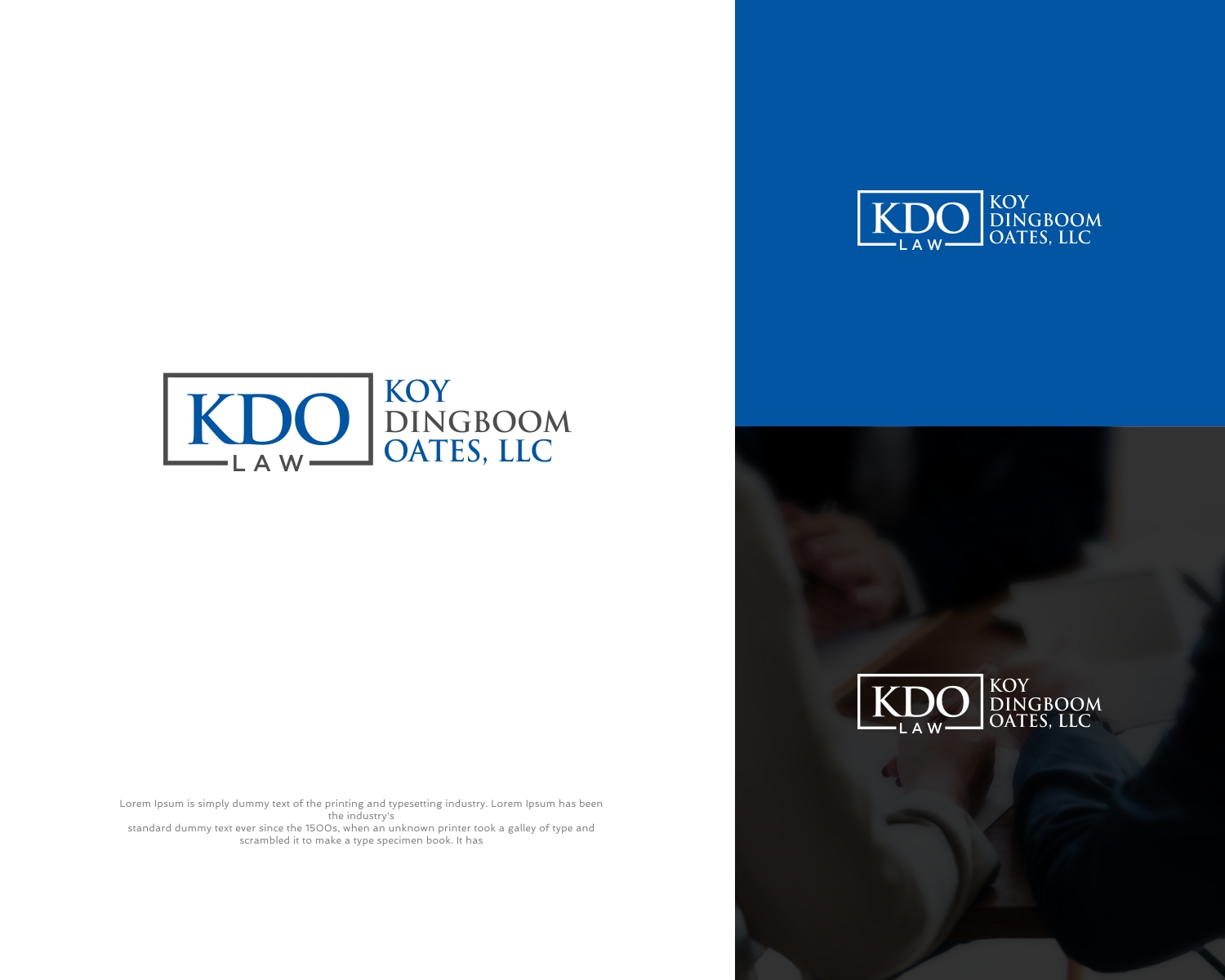 Logo Design entry 1664687 submitted by Farhan to the Logo Design for KDO Law run by oatsey27