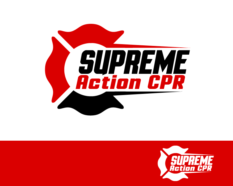 Logo Design entry 1674463 submitted by MuhammadR to the Logo Design for Supreme Action CPR run by E68Dez