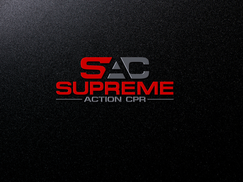 Logo Design entry 1674479 submitted by MuhammadR to the Logo Design for Supreme Action CPR run by E68Dez