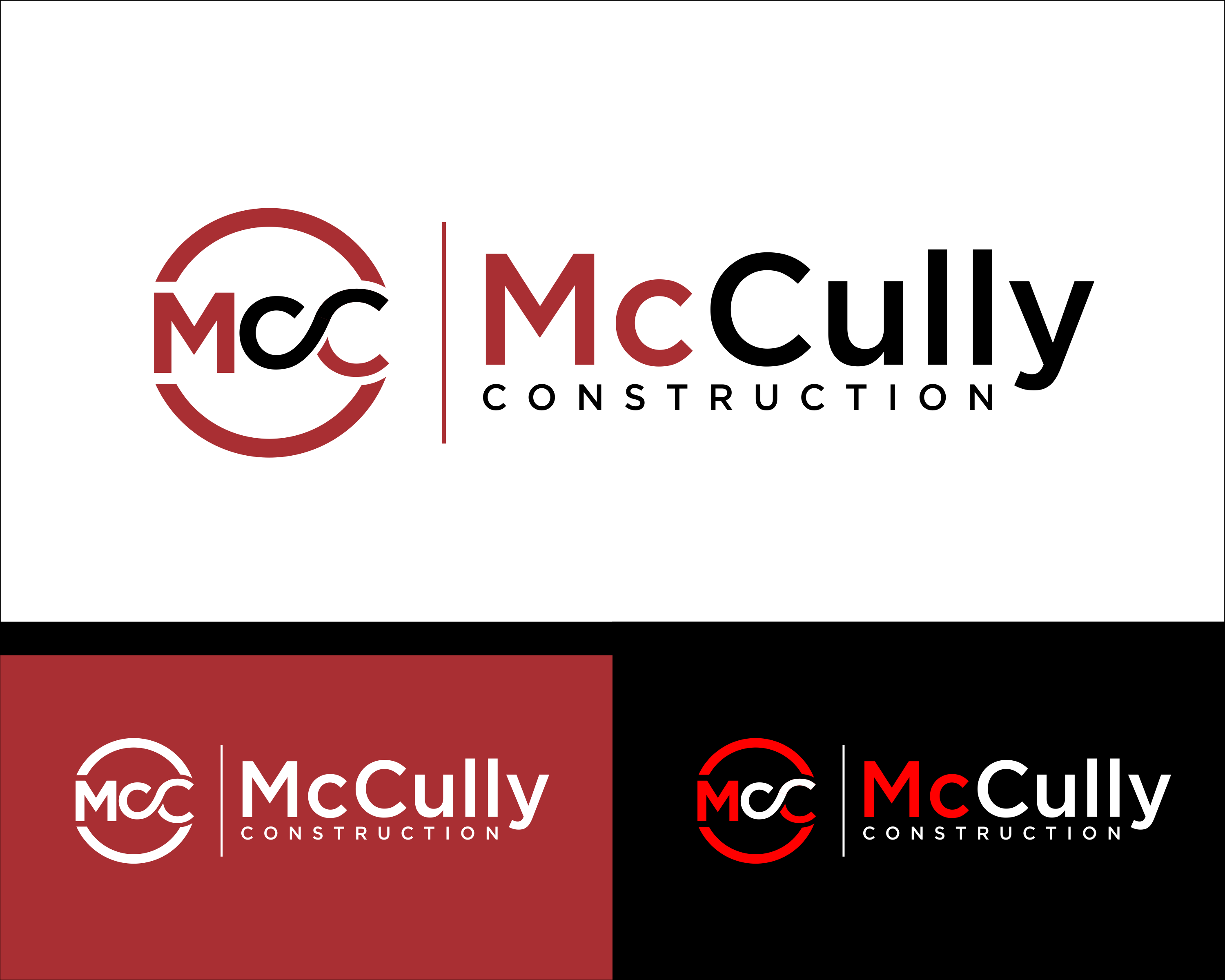 Logo Design Entry 1677534 submitted by Destination to the contest for McCully Construction run by tmcsthc1004