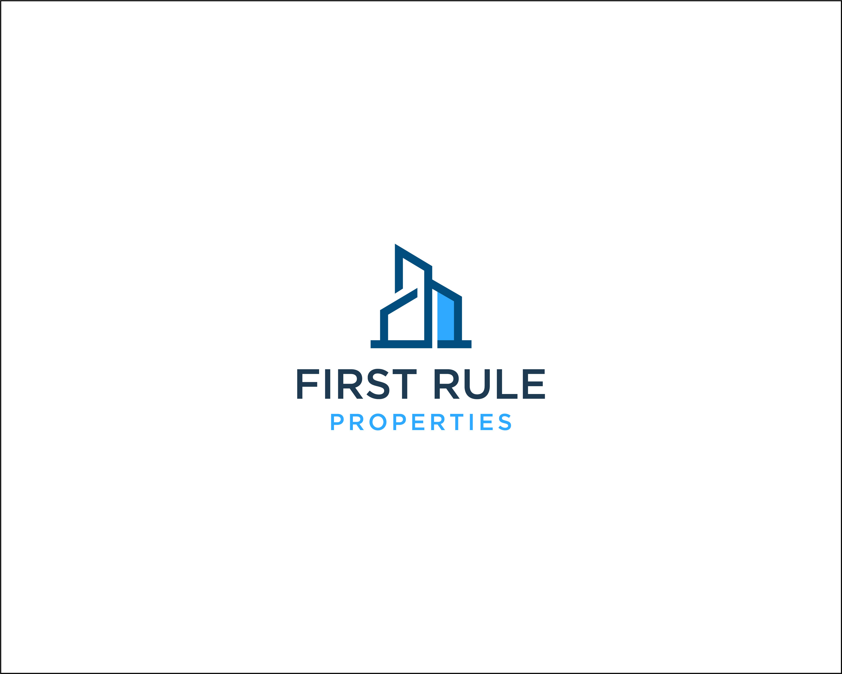 Logo Design entry 1691925 submitted by EscaFlowne to the Logo Design for First Rule Properties run by conquestforlife