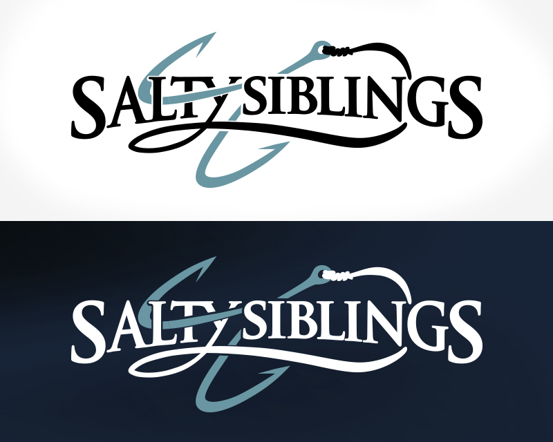 Logo Design entry 1694831 submitted by Glasscage to the Logo Design for Salty Siblings run by MikeVaules
