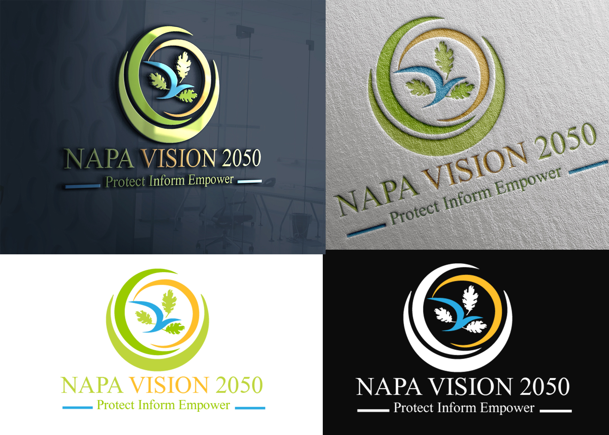 Logo Design entry 1707507 submitted by cyber to the Logo Design for Napa Vision 2050 run by napavision2050
