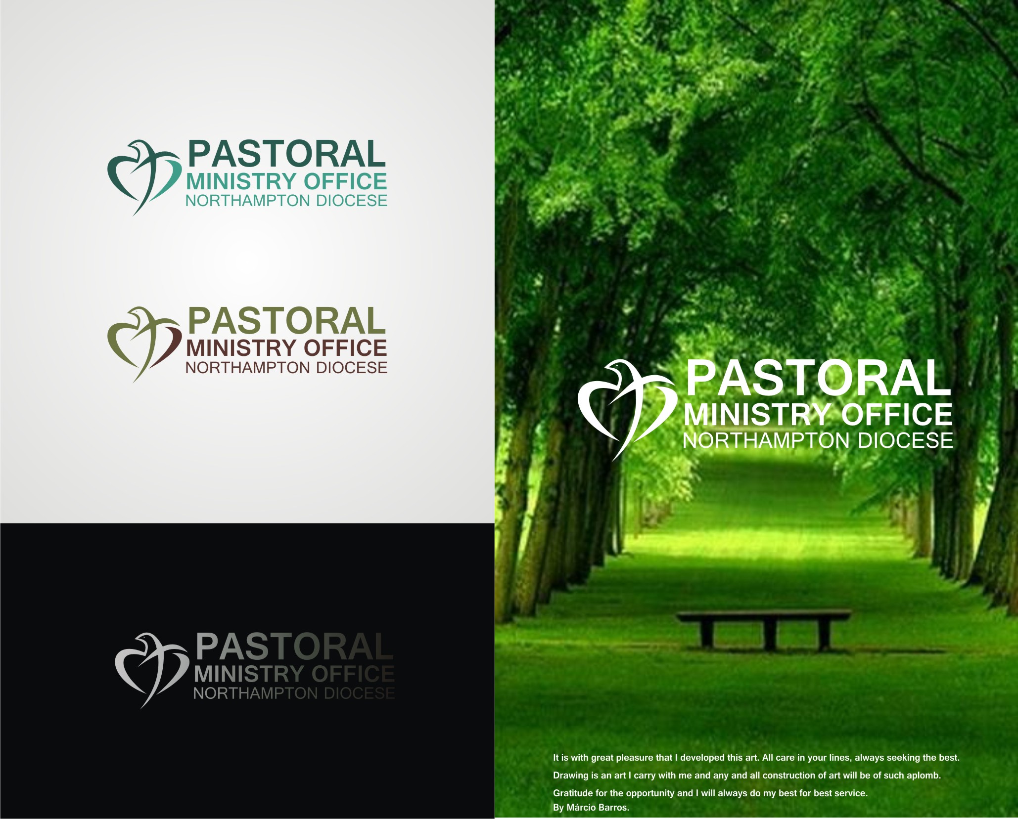 Logo Design entry 1716131 submitted by Márcio Barros to the Logo Design for Pastoral Ministry Office run by avrilbaigent