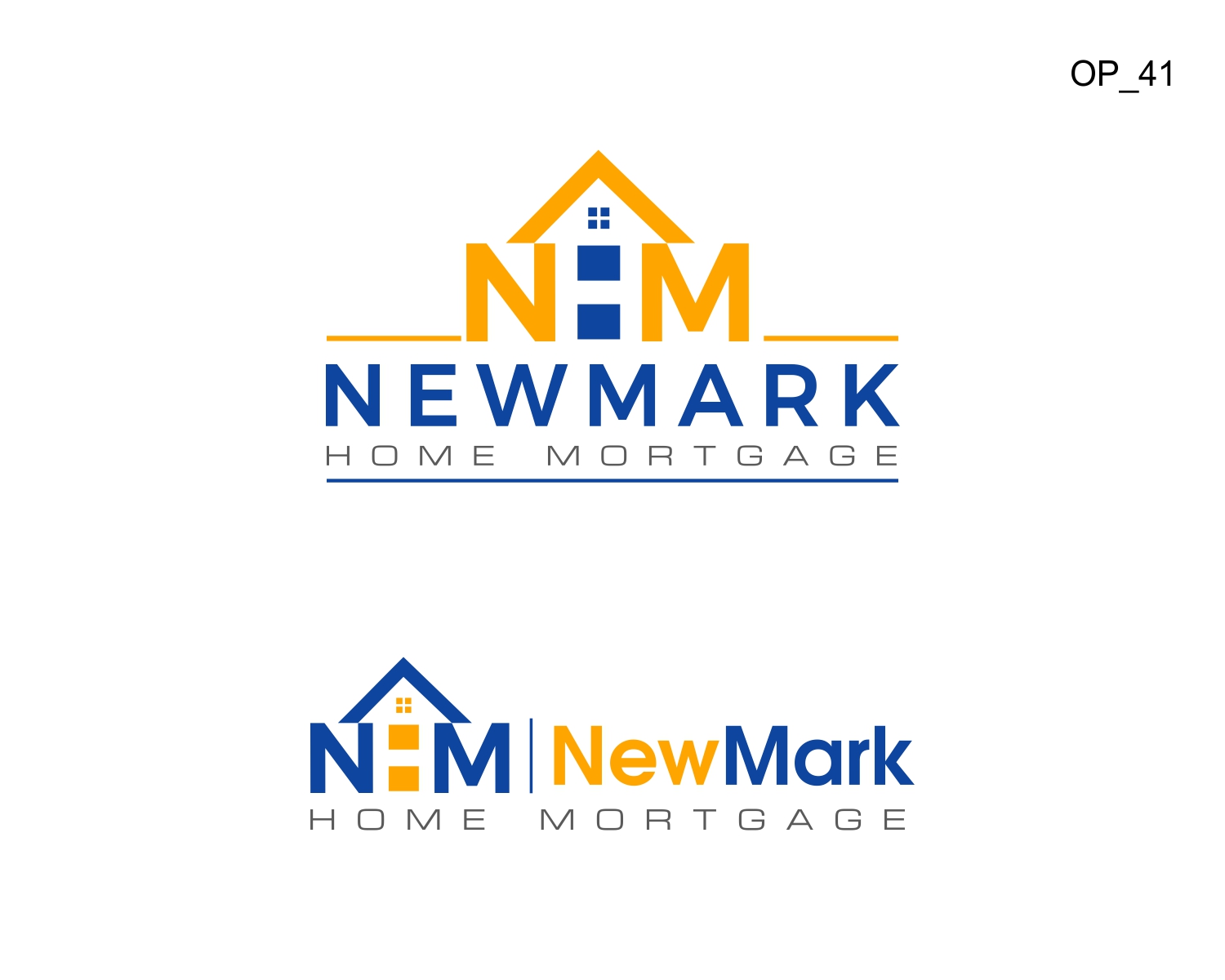 Logo Design entry 1716629 submitted by Farhan to the Logo Design for NewMark Home Mortgage run by NewMark