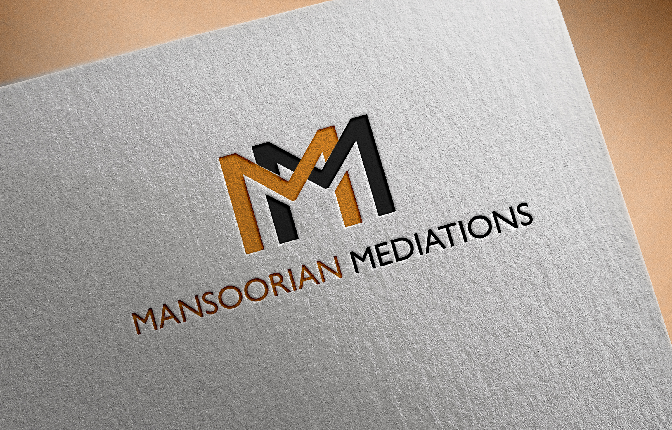 Logo Design entry 1722243 submitted by cyber to the Logo Design for mansoorian mediations run by nmansoorian
