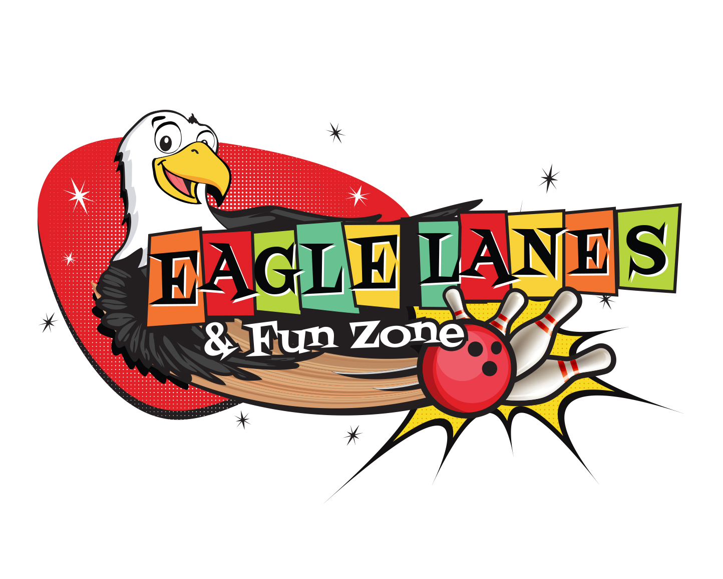 Logo Design entry 1726383 submitted by quimcey to the Logo Design for Eagle Lanes & Fun Zone run by bkbiermann@gmail.com