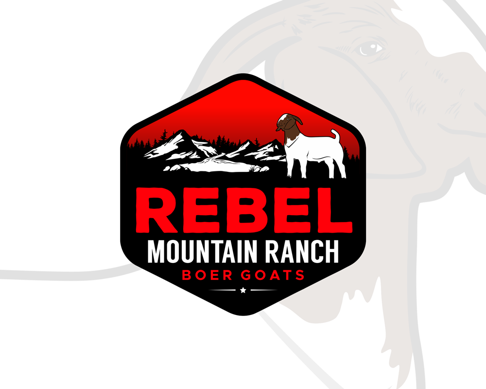 Logo Design Entry 1787940 submitted by lurth to the contest for Rebel Mountain Ranch Boer Goats run by brandonsher