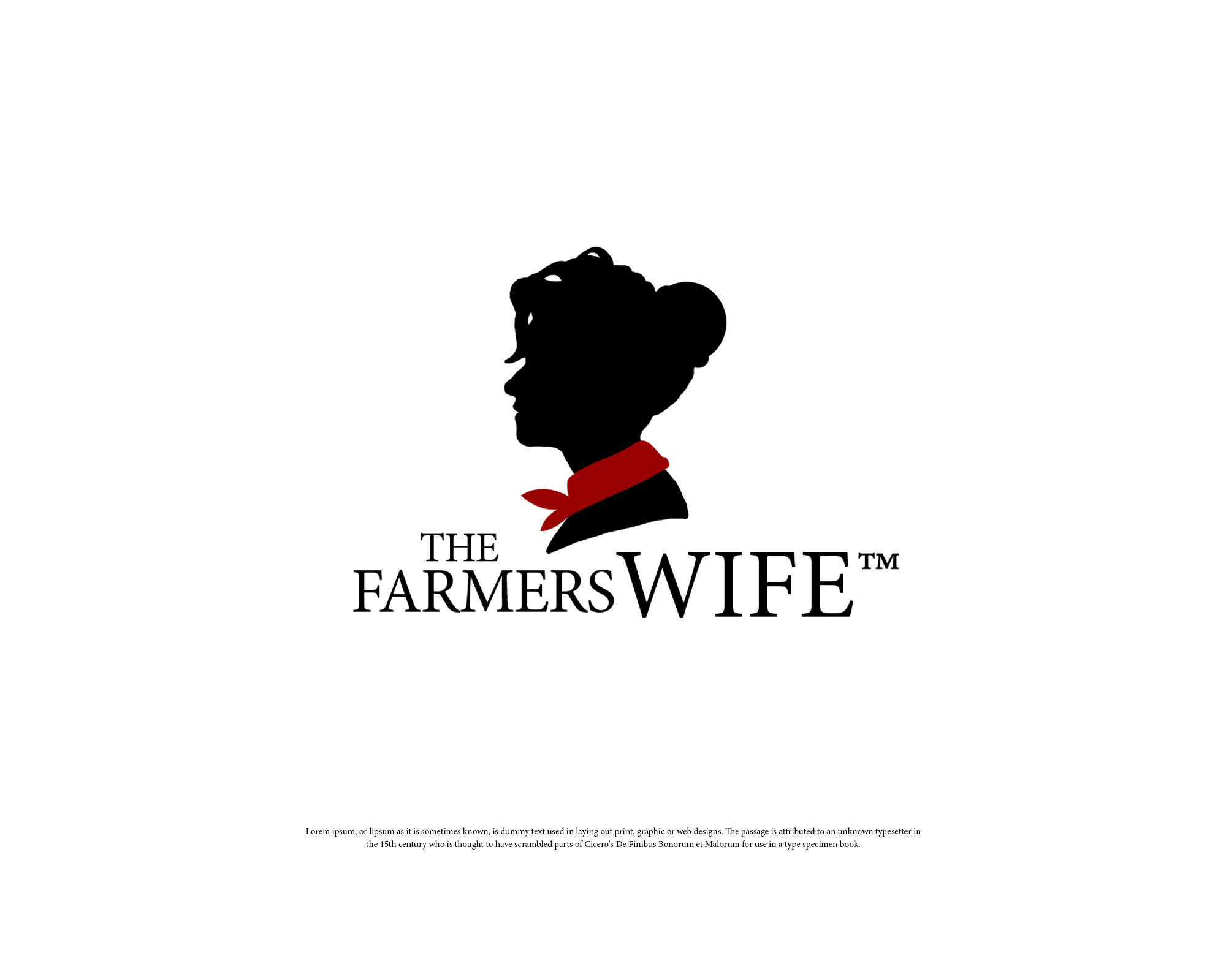 Logo Design Entry 1745946 submitted by Ed Art to the contest for The Farmer's Wife run by untilredprojects